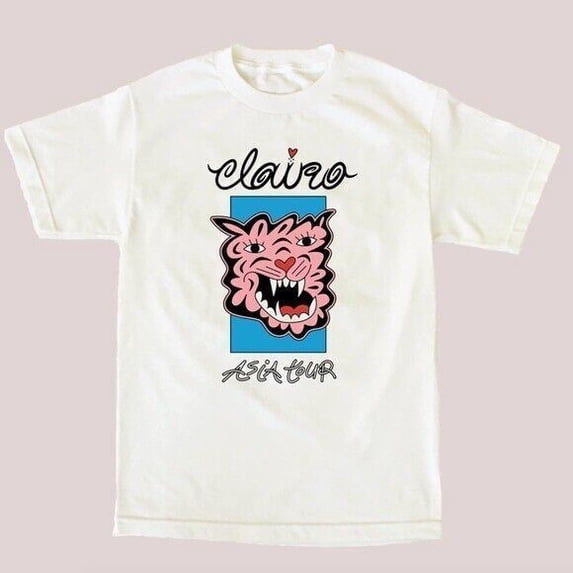 Vtg Clairo Asia Tour 2019 Heavy Cotton White Full Size Unisex Shirt DI192