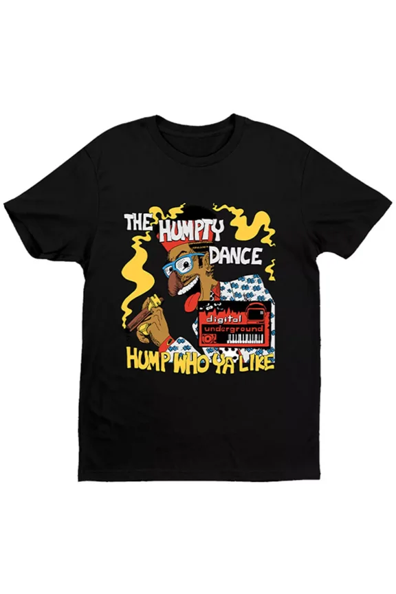 Vtg Digital Underground The Humpty Dance Cotton S-5XL Black Unisex Shirt J686
