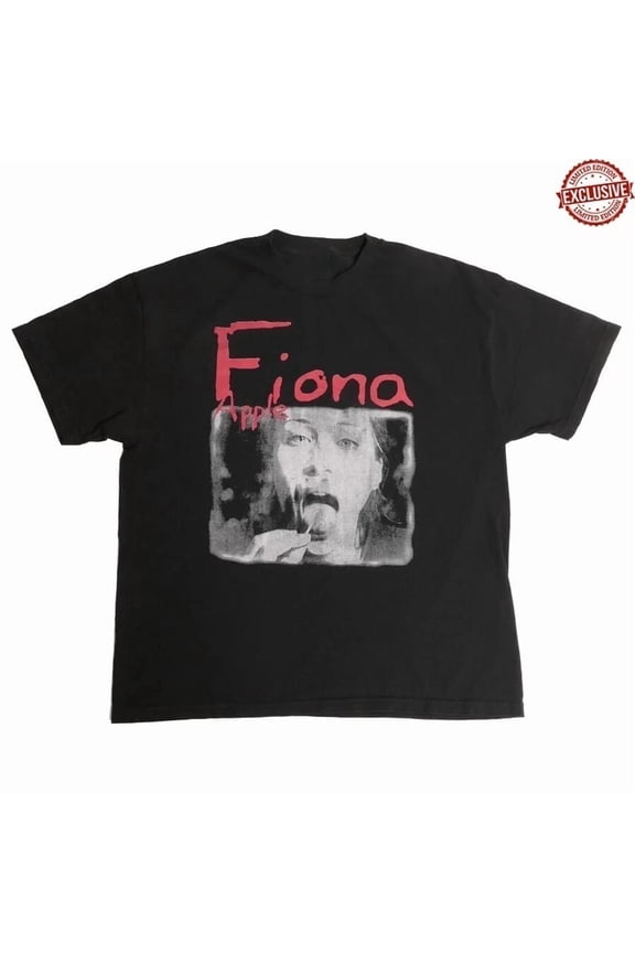 Vtg Fiona Apple When The Pawn Black Short Sleeve T-Shirt Unisex Gift