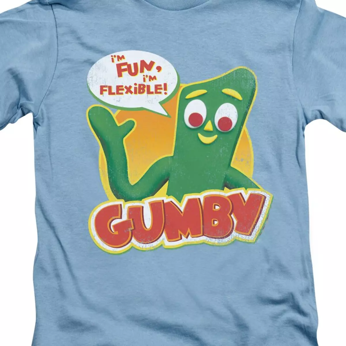 Gumby "Get Bent" Men's T-Shirt - Officially Licensed Retro Graphic Tee