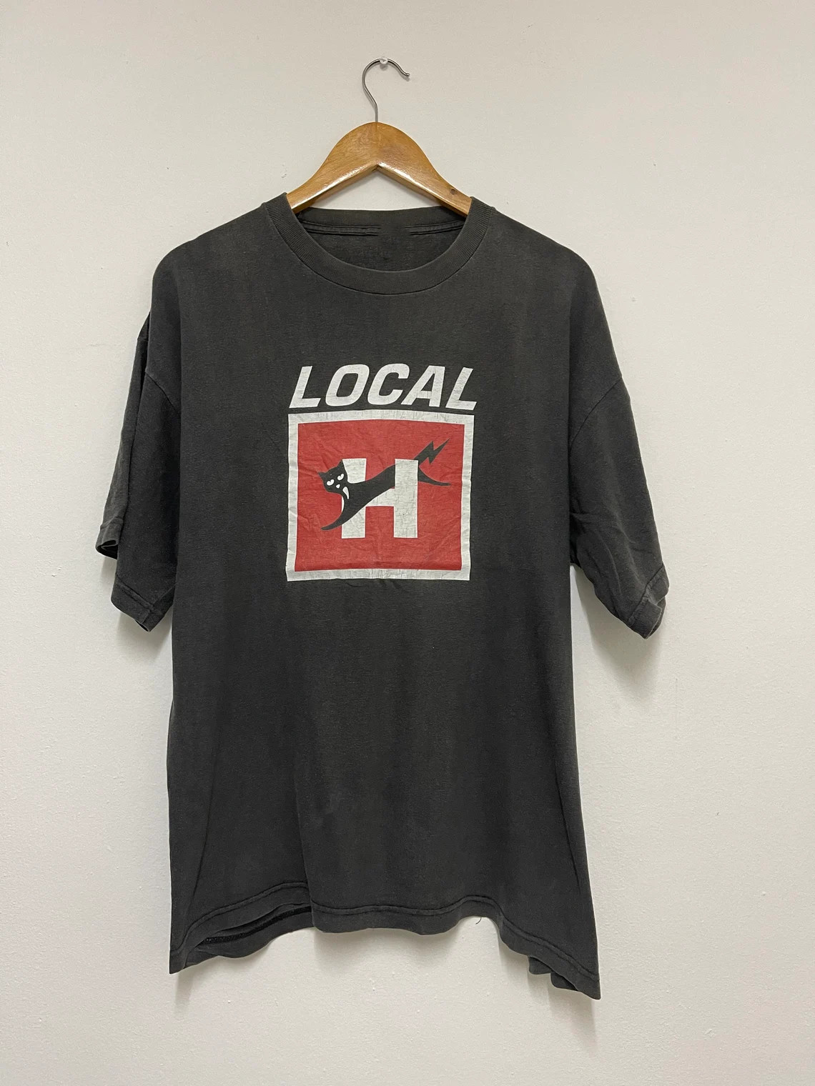 VIC BAY HEAVY Toni Braxton Band T-shirt (Men's size L) Pima Cotton black type Vintage Second Hand