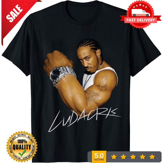 Vtg Ludacris Face To Face Heavy Cotton Black All Size Unisex Shirt, LIMITED EDITION-TH65663