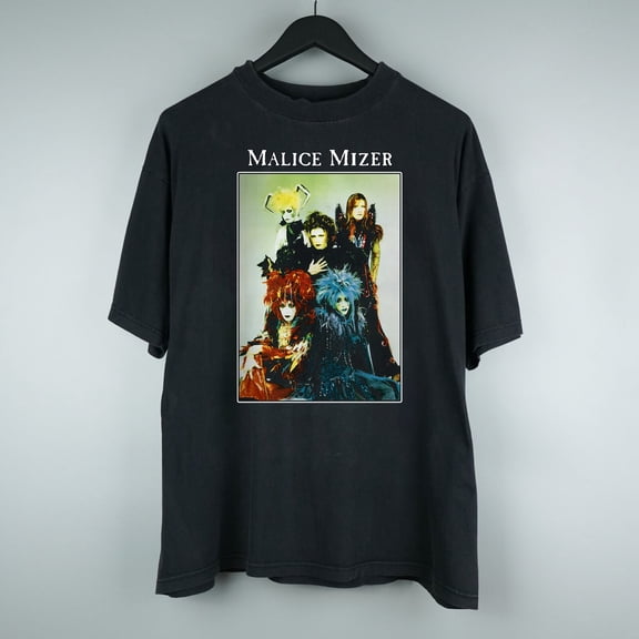 Vtg Malice Mizer Band In Music Tour Cotton Black All Size Unisex Shirt DI063