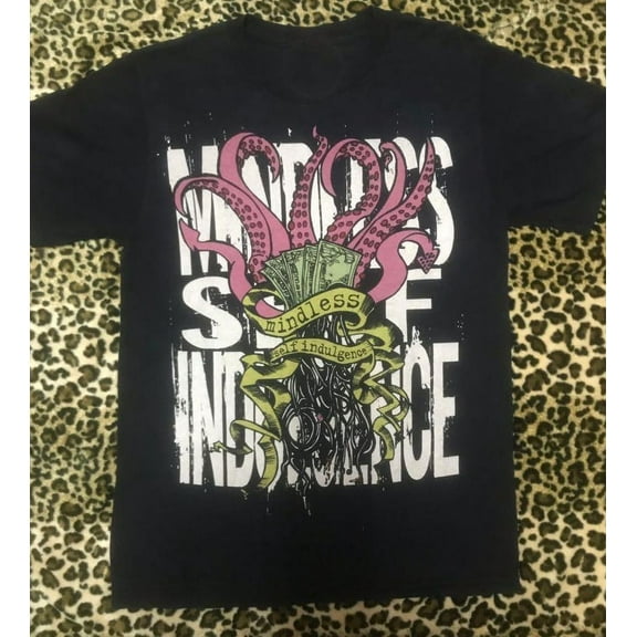 Vtg Mindless Self Indulgence Band Cotton Black S-5XL Unisex Shirt