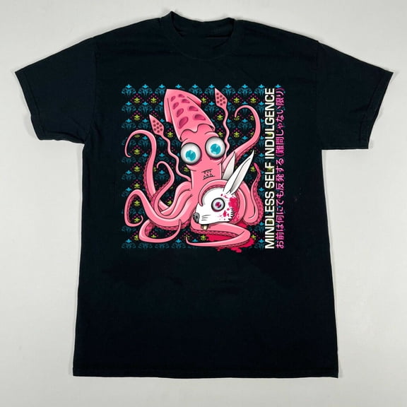 Vtg Mindless Self Indulgence Band For Fans Cotton Black Full Size Shirt BL126