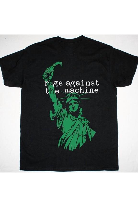 Vtg Rage Against the Machines Band For Fans Cotton Black All Size Shirt BL294