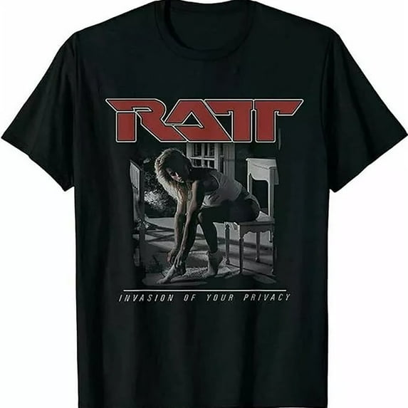 Vtg Ratt Invasion Of Your Privacy T-Shirt Music Band T-Shirt Cotton