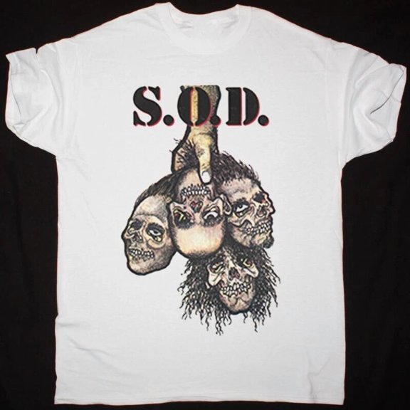 Vtg S.O.D. LIVE AT BUDOKAN Cotton White S-5XL Unisex Classic Shirt BL173