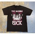 Vtg The Warning Band Till It Make Me Feel Sick Cotton Black Tee Shirt