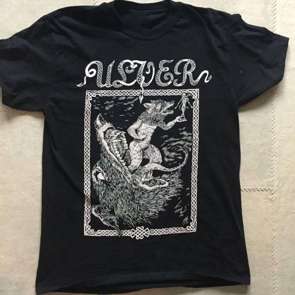 Vtg Ulver, Ulver Band T Shirt Style For Men Cotton Black All Size KN076