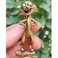 thumbnail image 1 of Get 2 Vtgbrasslover Vtg Vintage style fine brass Cartoon squirrel Statue squirrel Fortune Animal figure paperweight toy gift Collectible Art, 1 of 5