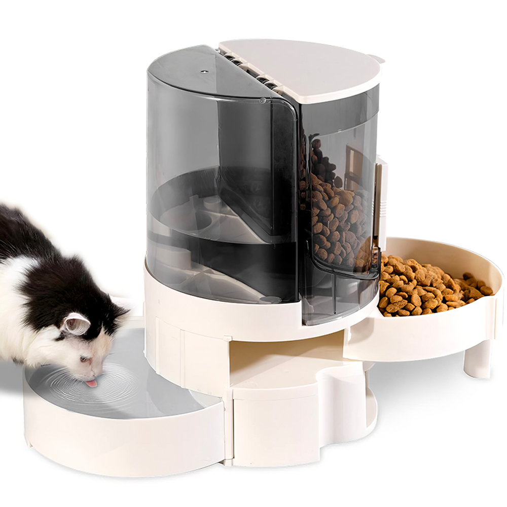 Photo inspiration: Fresh Look at Vtin 2 In 1 Pet Feeder Water Dispenser Set Automatic