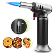 Vtin Refillable Culinary Torch Adjustable Flame Black Butane Torch