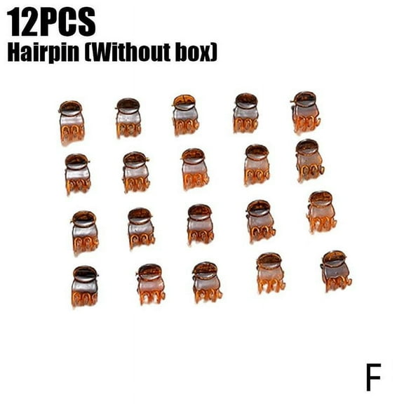 VtiswUws 12 Pcs Mini Hair Clips Plastic Hair Claws Pins Small Hair Jaw Clamps Hair Styling Accessories for Women Girls