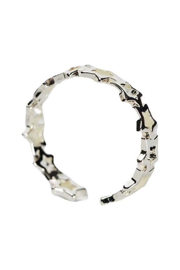 Couples Luminous Star Rings with Openwork Design NEW