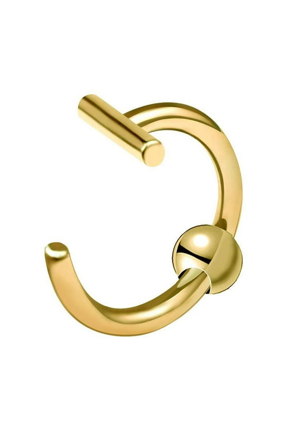 Lip Rings Fake Spring Clip On Nose Rings Fake Lip Hoop Rings Piercing Body ! <_