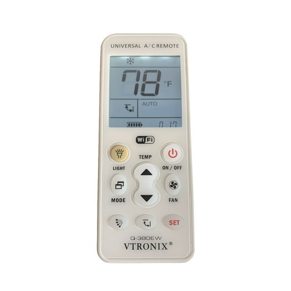 Vtronix Universal Mini Split WiFi AC Remote Q380EW