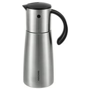 Vucchini Stainless Steel Olive Oil Dispenser Bottle - 500ml Auto Flip Condiment Container With Automatic Cap and Stopper - Leakproof Design Vinegar Dispenser