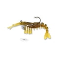 thumbnail image 1 of Vudu 3 1/2" Rattling Shrimp Soft Plastic Fishing Lure, Root Beer, 2 Count, E-VS35R-14-07, 1 of 4
