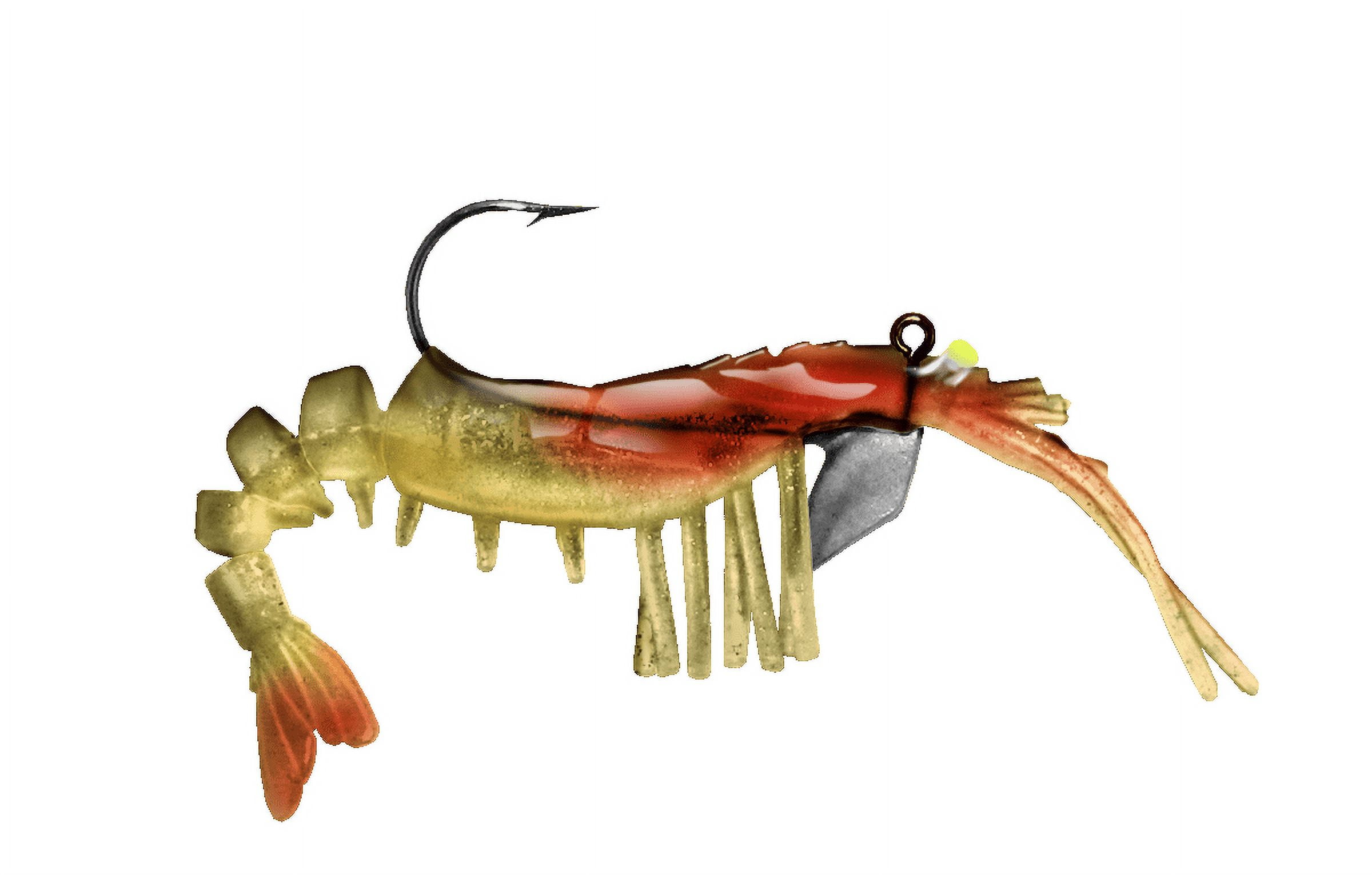 Vudu Shrimp, 3.25" Softbait 1/4 oz, Bloody Mary, 2 Count