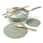 Tramontina Vue All-in-One Plus Pan, Ceramic Nonstick, 7-Piece Set