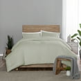thumbnail image 1 of Vue Lark solid 3 piece Cotton comforter set, 1 of 5