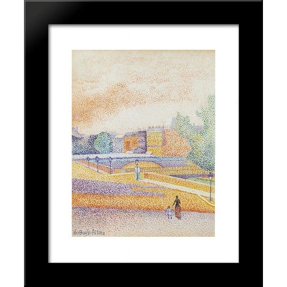Vue de Paris 20x24 Framed Art Print by Albert Dubois-Pillet