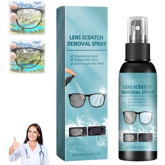 Vueez Lens Cleaner, Vueez Lensluxe Cleaner, Eyeglass Scratch Remover, Scratch Remover for Eyeglasses, Repairs Scratches (1)