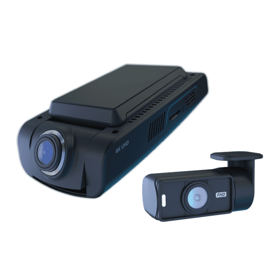 Vueroid D21 4K 2CH Dash Cam | 4K+QHD Sony STARVIS 2 | AI ADAS | GPS | WiFi | Ultra LP Capture | Parking Mode | 64GB Card Included