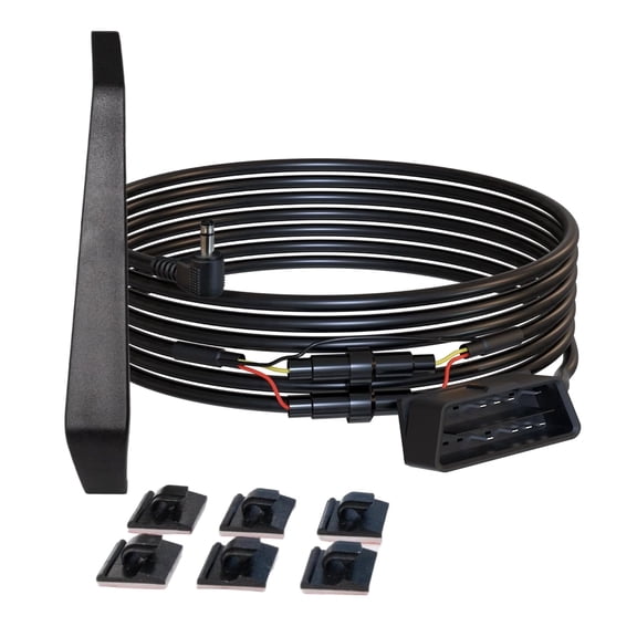VUEROID OBD2 Power Cable for Dash Cams, Plug-and-Play OBD Adapter for Parking Mode