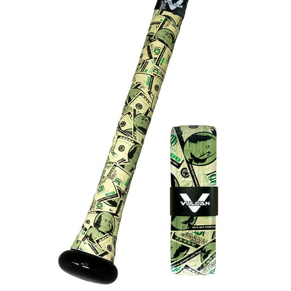 Vulcan 0.50mm Bat Grip | Money | Baseball/Softball | Multiple Styles