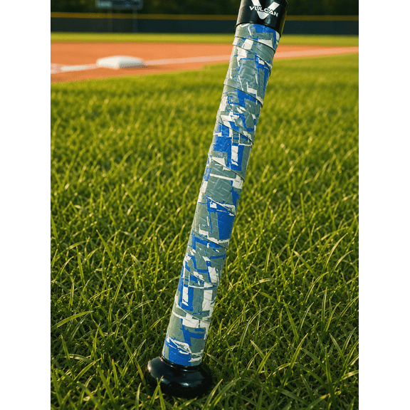 Vulcan 1.00mm Bat Grip | Aqua Blast | Baseball/Softball | Multiple Styles