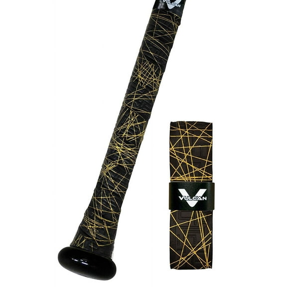 Vulcan 1.00mm Bat Grip | Gold Lazer | Baseball/Softball | Multiple Styles