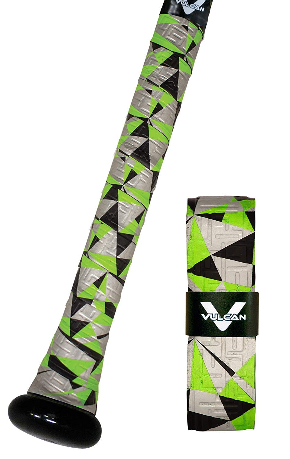Vulcan 1.00mm Bat Grip, Green Glow