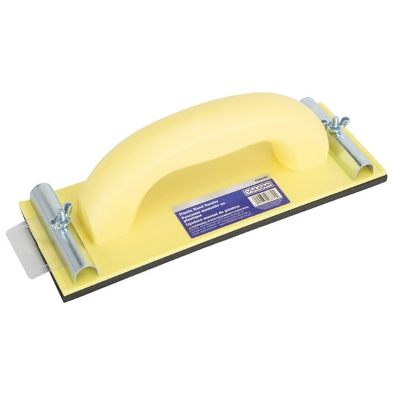Vulcan 150133L Hand Sander with Clamp, 9.5 in L x 3.5 in W in Pad/Disc, Comfort Grip Handle