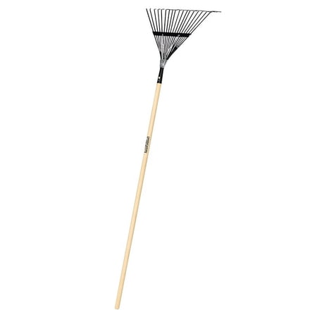 Vulcan 33662 Lawn/Leaf Rake, 18 Tine, 48 in Handle