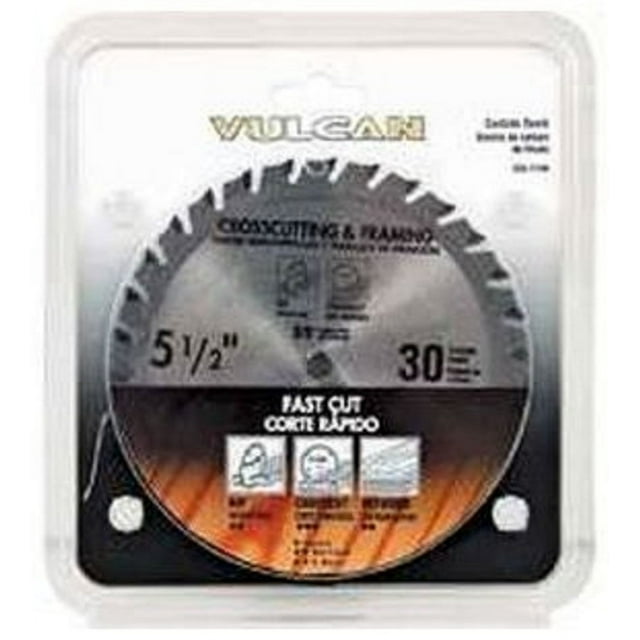 Vulcan 409041OR Circular Saw Blade, 51/2 in Dia, 3/8 in Arbor
