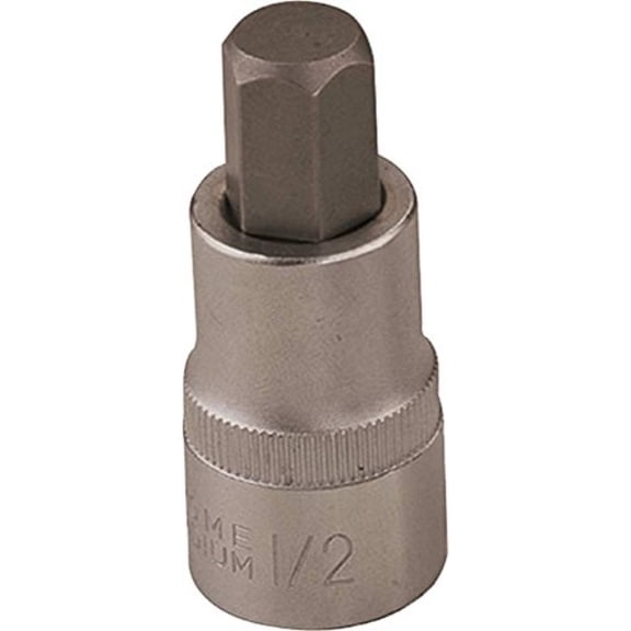 Vulcan 3506012013 Hex Bit Socket, 16 mm Tip, 1/2 in Drive, Chrome, 2-1/2 in OAL