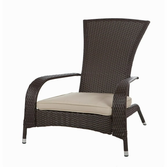 Vulcan Coconino Wicker Chair – Mocha/Beige Finish, Comfortable & Stylish Design