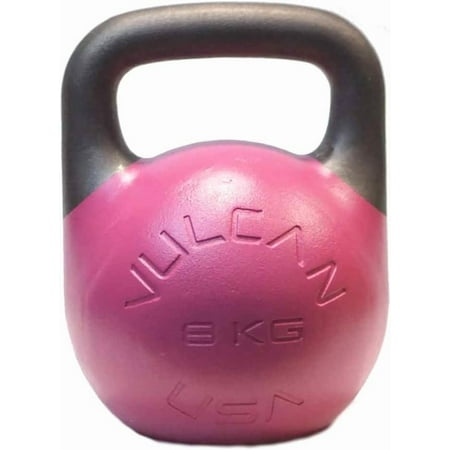 Vulcan Competition Kettlebell – Ergonomic Steel Design with 35mm Wide Grip Handle | Ideal for Strength Training and Workouts | Suitable for All Hand Sizes