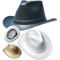 thumbnail image 1 of Vulcan Cowboy Hard Hat with Ratchet Suspension, Black, 1 of 1