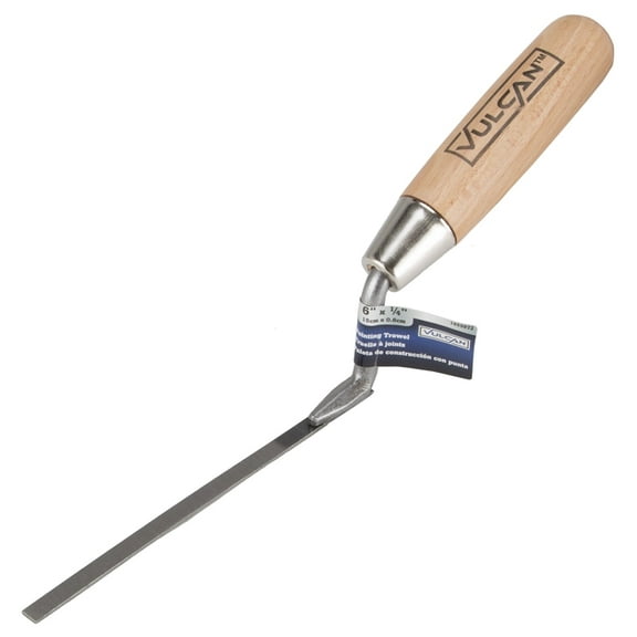 Vulcan DYT00323L Tuck Pointing Trowel, 6 in L, Steel, Ergonomic Handle