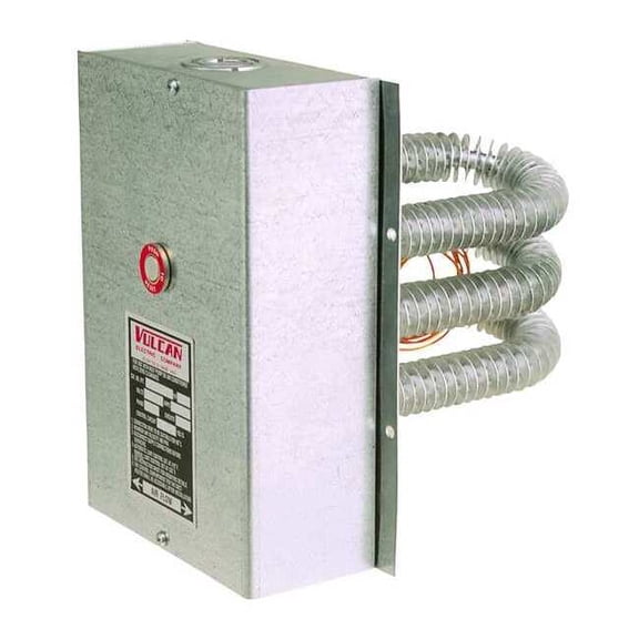 Vulcan Finned Tubular Air Duct Heater,240V VFT38-3B