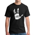 thumbnail image 1 of Live Long Star T-Shirt Trek Prosper Tee LLAP Vulcan Greeting Hand Sign Gesture, 1 of 5