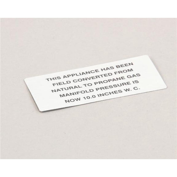 Vulcan Hart 00-421727-00009 Conversion Label