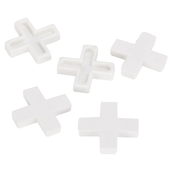 Vulcan MJ-T808083L Tile Spacer, 3/16 in Thick, Cross, Plastic