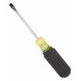 thumbnail image 1 of Mintcraft Screwdriver, 1/4 in Magnetic Tip, Slotted Point, 4 in, Rubber Soft-Grip Handle, Chrome Van, 1 of 1