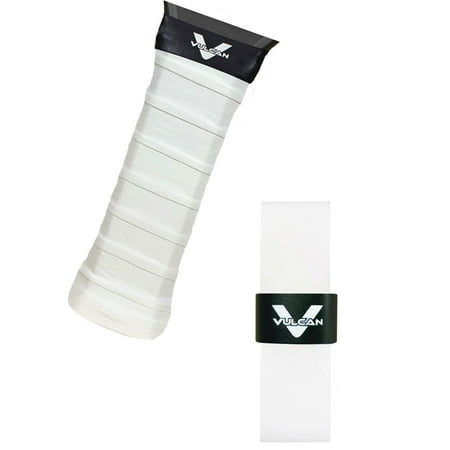 Vulcan Max Tacky Pickleball Paddle Overgrips 3-Pack - White