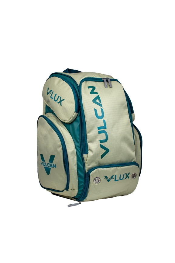Vulcan Pickleball VLUX Backpack | Tan & Green | Multiple Styles