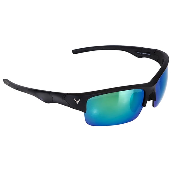 Callaway Golf Polarized Golf Sunglasses - Vulcan - Black/Gray/Green Flash Mirror